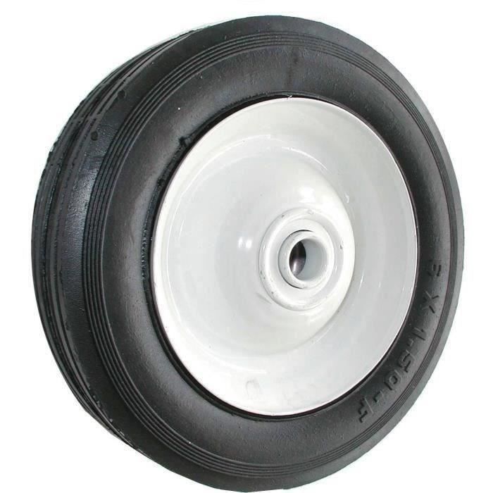 Roue en acier à moyeu centré universelle - Ø: ext: 178mm, largeur: 38mm, Long moyeu: 50,8mm, alésage: 12,7mm - Profil ligné