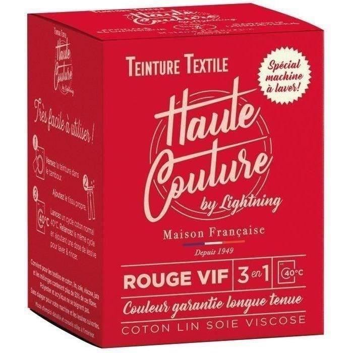 Teinture textile haute couture rouge vif 350g