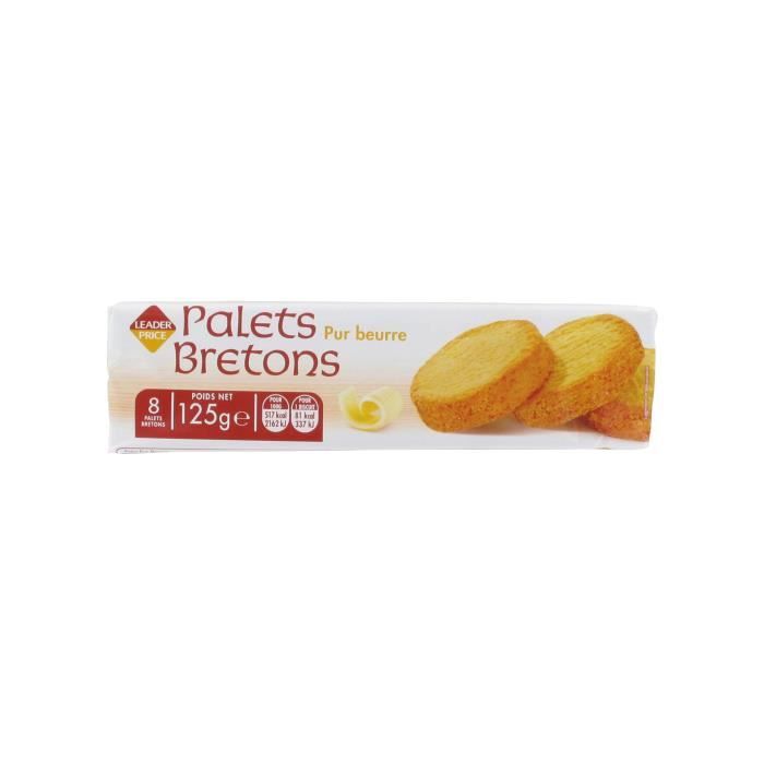 Biscuits palets bretons x 8 -125g