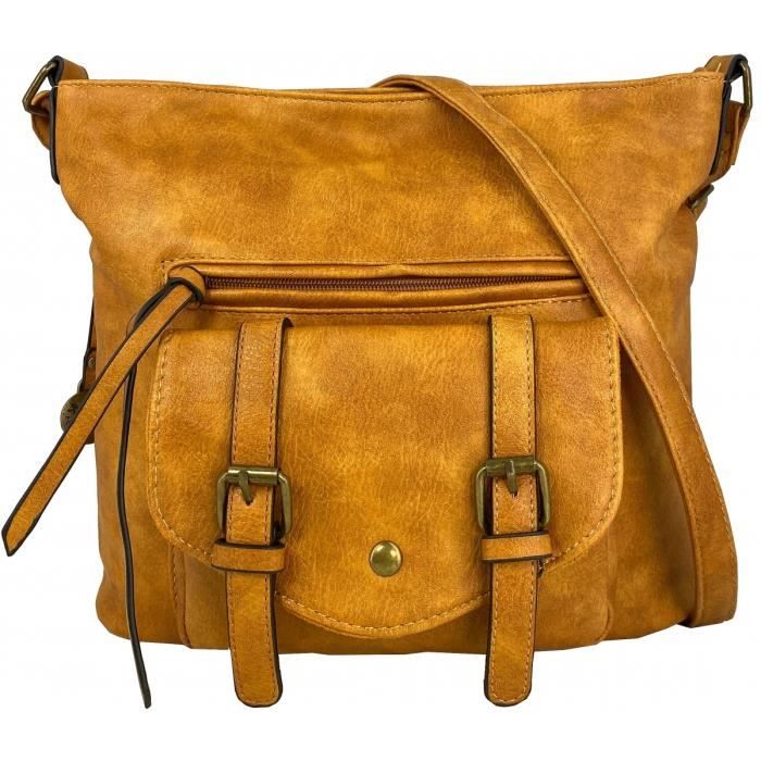 Sac besace Krlot MOUTARDE - K0291