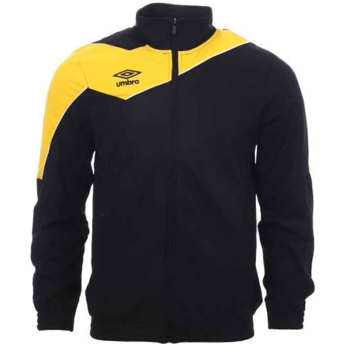 Veste de survêtement Noir/Jaune Homme Umbro Division 1
