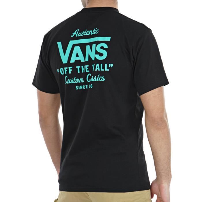 Vans T-Shirt pour Homme Holder Street Classic Noir VN0A3HZFB2N