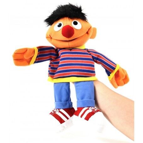 Ernie des Sesame Street Peluche Marionnette 3D