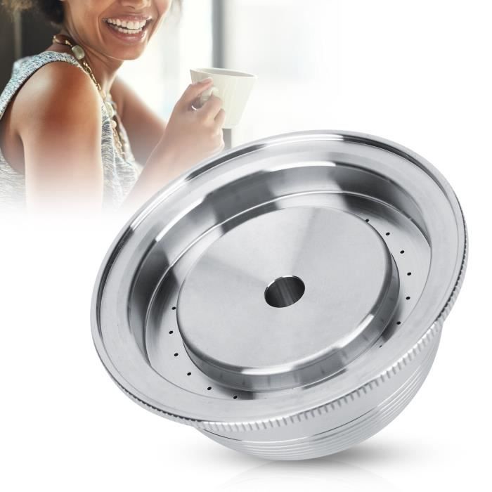 Ensemble de brosse à cuillère à capsule de café réutilisable en acier inoxydable pour machine à café Vertuo plus