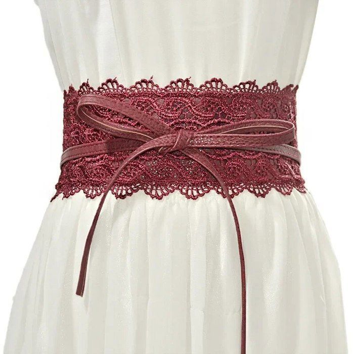 CEINTURE Femme - Ceinture Colorée Transparente En PVC à La Mode - Blanc