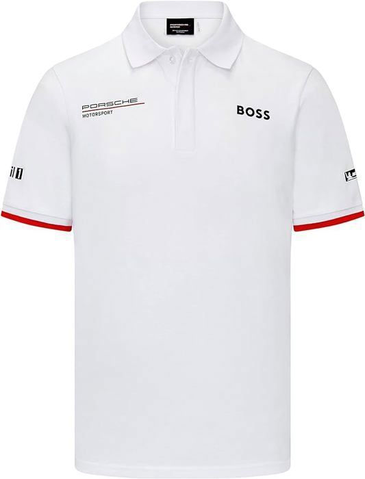 Polo Manches Courtes Porsche Formule 1 Homme Blanc