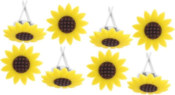 6 Pièces Clip Aération Voiture Fleur Marguerite - Diffuseur Huile Essentielle Clips Ventilation
