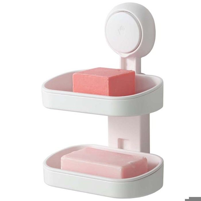 Lot De 3 Porte-Savon Magnétique À Ventouse | Porte Savon Aimanté Douche Mural| Acier Inoxydable
