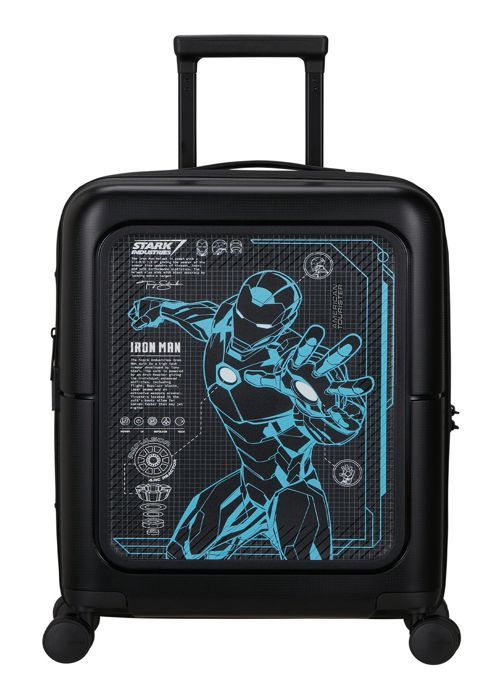 Valise American Tourister Dynabelt Spinner 55/20 Bleu Rainstorm TSA Extensible