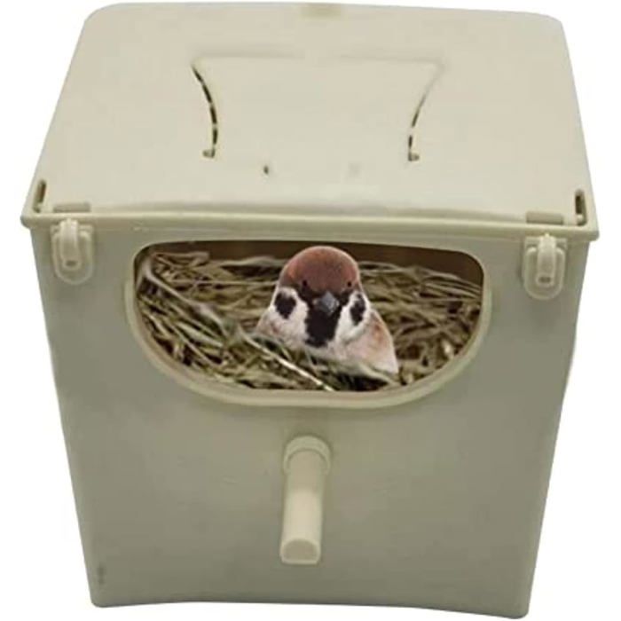 Comparer les prix de Nichoir à oiseaux nichoir à reproduction de perroquets en plastique nichoir daccouplement de maison de perruche