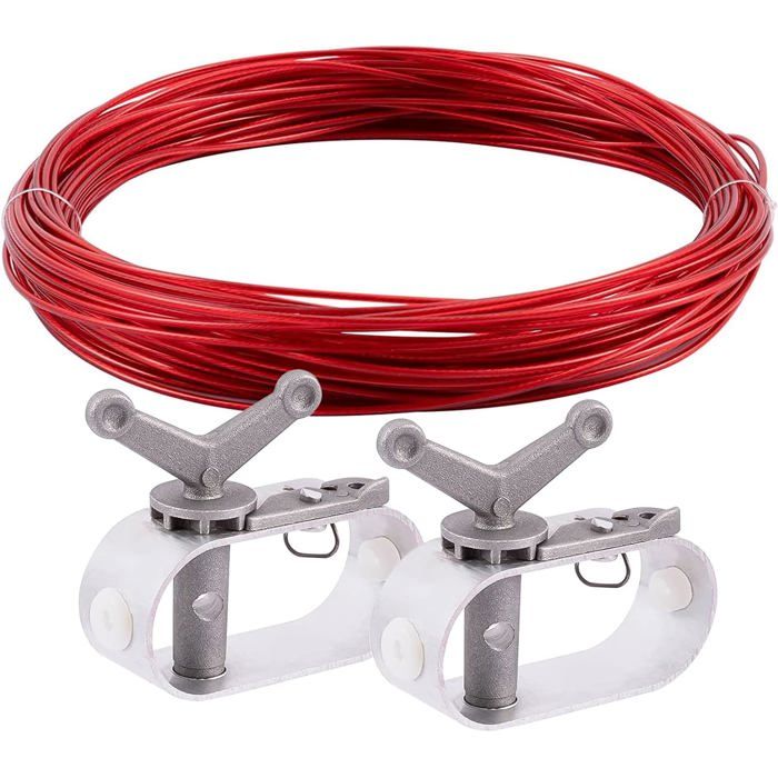 Lot De 2 Tendeurs Pour Bâche De Piscine – Aluminium 7,5x6,5x2,4 Cm – Antirouille – Pour Cordes, Chaînes, Piscines Rondes Et Ovales