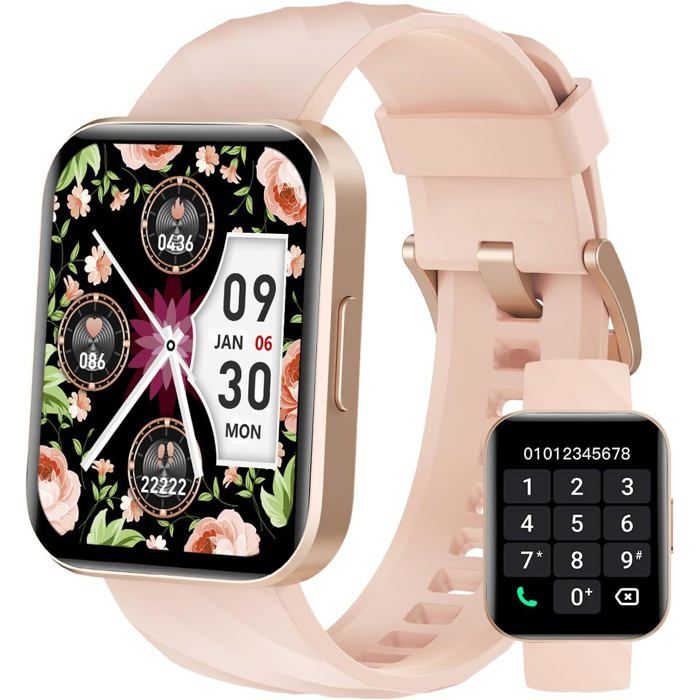 Connectee Rose Montre ConnectÃ©e Apple Rose Montre