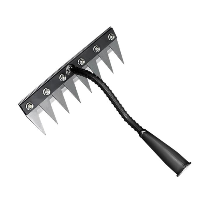 Râteau De Désherbage 4 Dents Portable - Outil Jardin Ergonomique Et Durable - 3