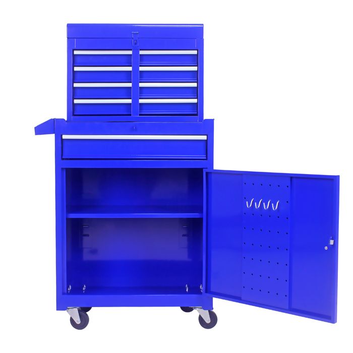 Armoire à outils - OEM - 5 tiroirs - Acier - 58.5x28x102 cm - Bleu