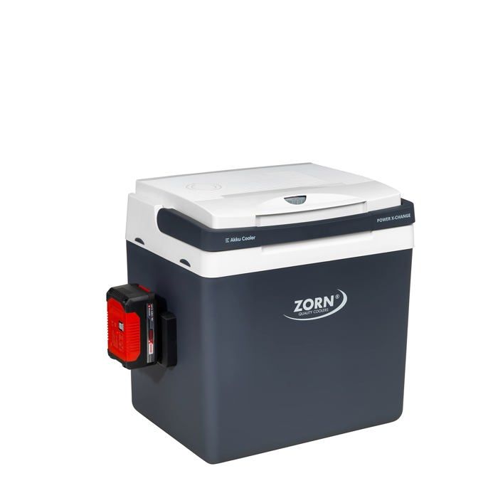 Glacière thermo-électrique - Zorn - Capacité 26 L - Rouge - Refroidissement jusquà 17 °C - Système Peltier