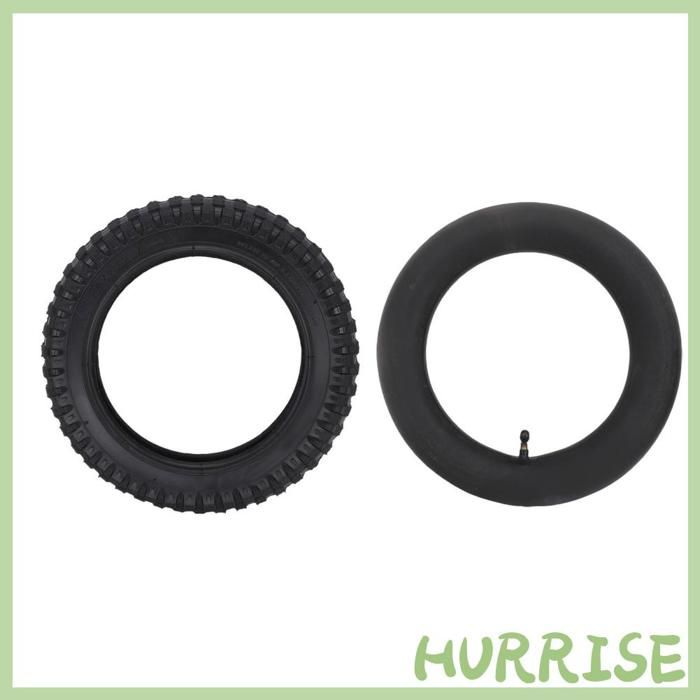 Jeu de pneus extérieurs intérieurs 12.5x2.75 pneu extérieur de chambre à air de vélo de saleté en caoutchouc pour moto 49ml