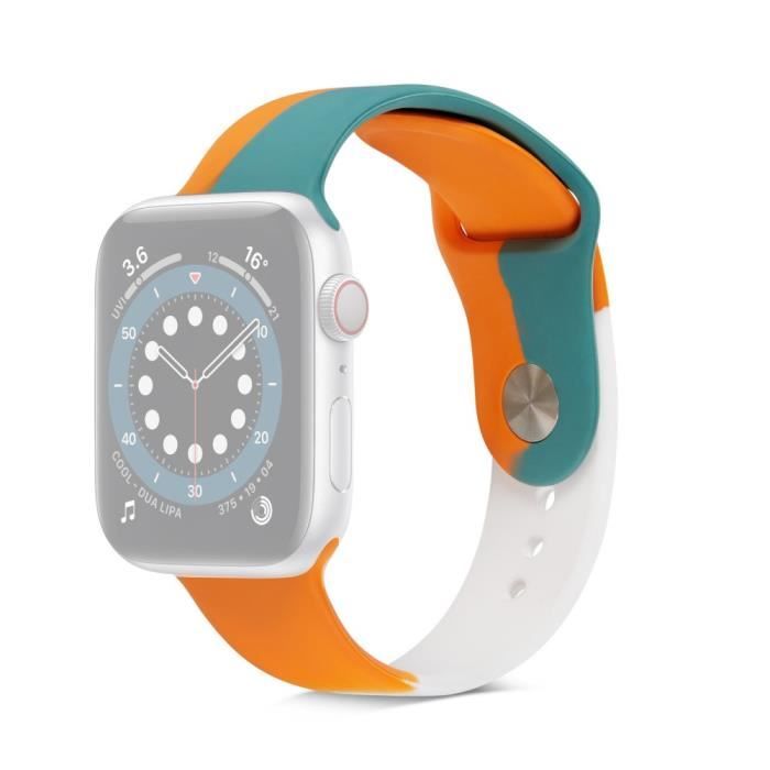 Montre connectée shop apple orange