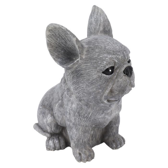 YPL00003 - Figurines De Décoration De Chien En Bois, Petit Décor De