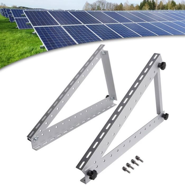 Support de panneaux solaires en aluminium 12V support mural et de plancher module solaire panneau solaire