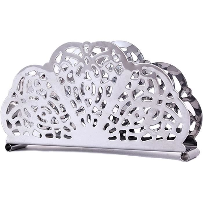 Boîte Serviettes Acier Inoxydable Boîte à Serviettes Axentia