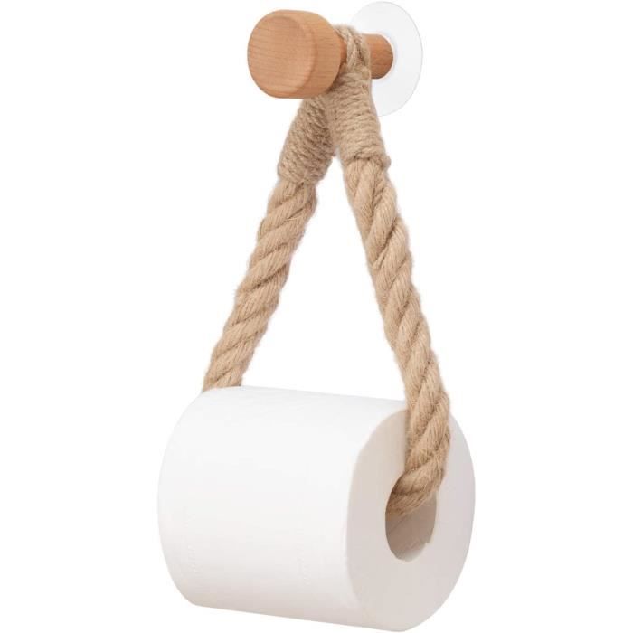 Porte-rouleau De Papier Toilette, Support Mural En Corde De Chanvre