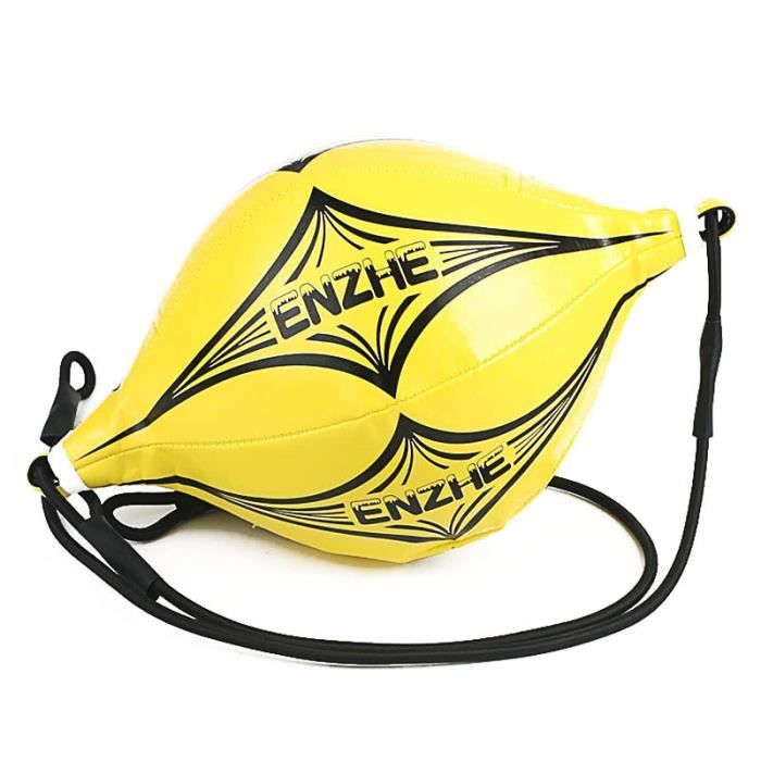 Boule De Boxe En Forme De Poire Iplusmile - Entraînement Frappe, Reflexes, En Cuir PU Rouge - 11