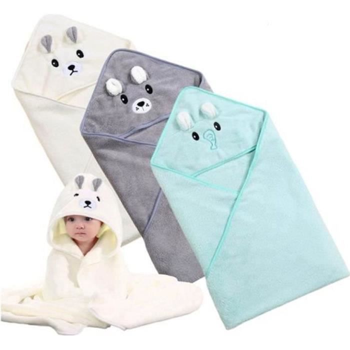 Serviette de Bain B b Cap Bain B b Capuche Lot de 3 Sortie