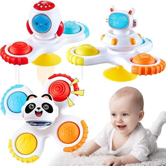 Jouet Ventouse Bebe, 3 Pièce Astronaute Jouets de Bain Bébé, Jouet Bébé  Enfant 1 2 3 4 Ans, Jouets Sensoriels Cadeau Garcon Fille - Cdiscount  Puériculture & Eveil bébé