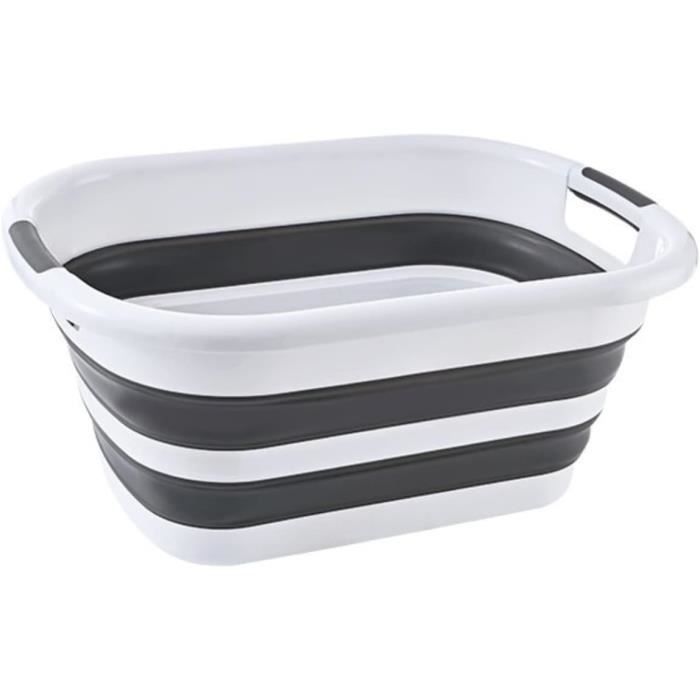 Panier À Linge Pliable 36L Panier À Linge Propre Et Sale Seau En