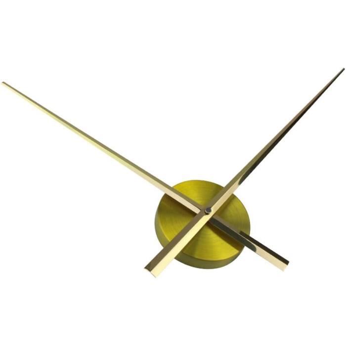 Mouvement D'horloge Murale Silencieux à Quartz - Aiguilles Noires - Tige 20mm - Pour Cadran 30-35cm - Pile AA Non Incluse - 5