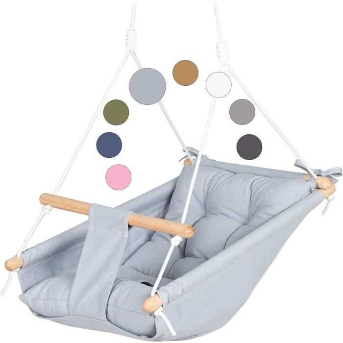 Balançoire Pour Enfants Siège Trois En Un Balançoire De Jardin Amovible Avec Ceinture De Securite 162 Kg 77986727