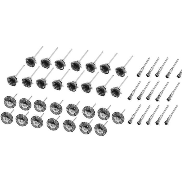Brosse Métallique Abrasive Pour Meuleuse Ou Banc | Fil Acier Inoxydable | Diamètre 72 Mm Avec Alésage 6 Mm