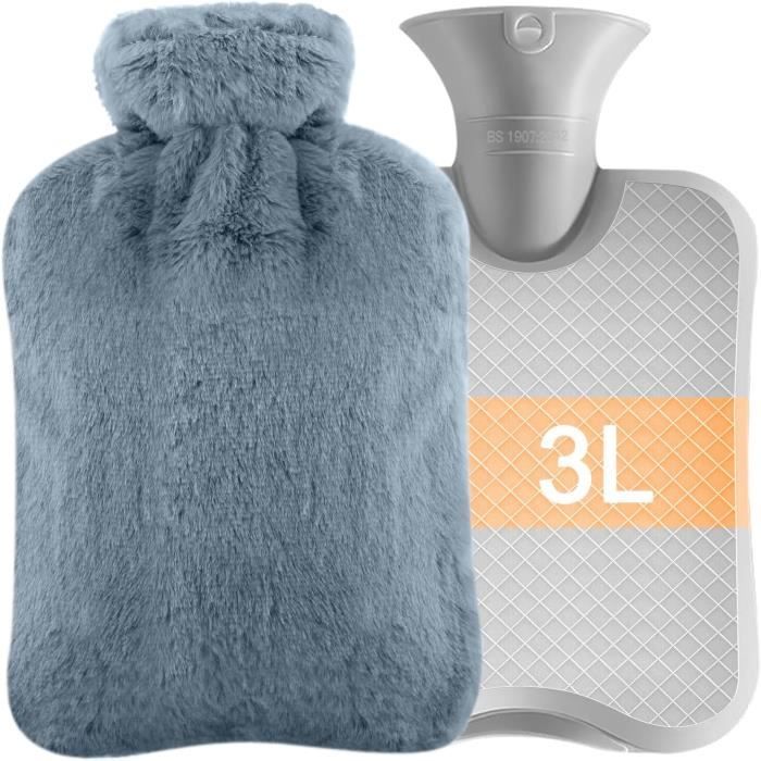 Lot De 2 Bouchons De Remplacement Pour Bouillotte D'eau Chaude - Caoutchouc Blanc - Neuf
