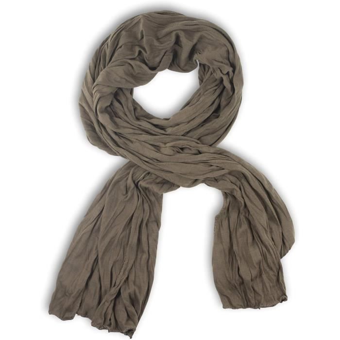 Écharpe Basique Noire 95 Cm X 21 Cm - Femme - Occasion En Très Bon état