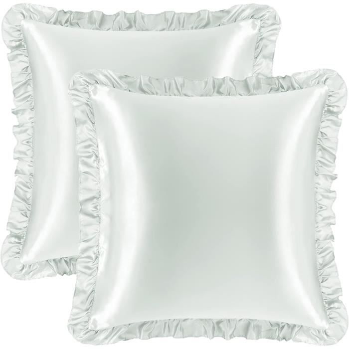 Lot De 2 Taies D'Oreiller Rafraîchissantes, 80X50 Cm, Q-Max 0.45