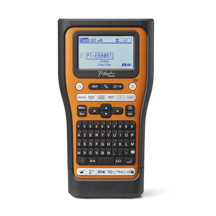Etiqueteuse électricien - BROTHER - Connectable Bluetooth Ruban 24 mm max clavier AZERTY livré avec mallette