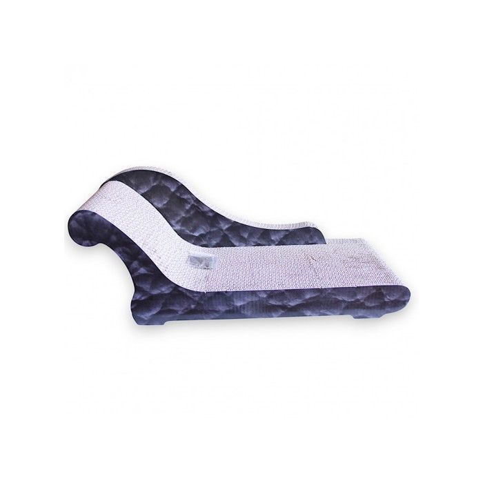 Meilleurs prix pour Mon ami Luki - Griffoir forme canapé allongé - NOIR - CHAT - 60X25X22CM