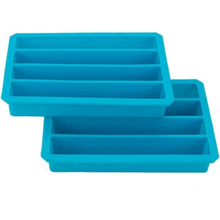 Webake Lot De 2 Moules Silicone 202 Cavités Pour Pépites Chocolat - LFGB, Antiadhésif Avec Grattoir
