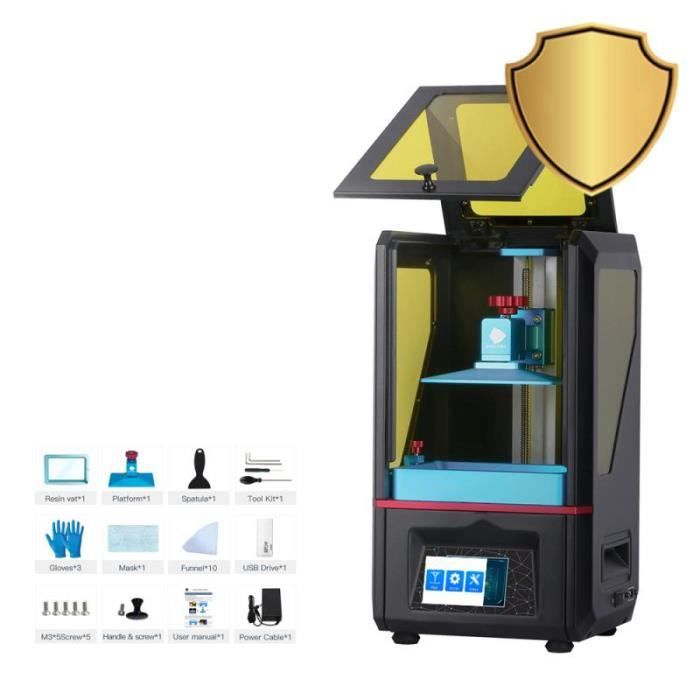 Imprimante 3d Ecran Tactile Lcd Uv Tranche Ultime Grande Taille
