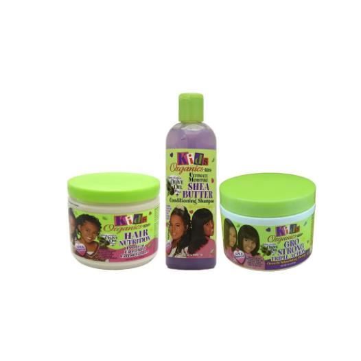 Sets de shampooings et après-shampooings Africa's Best Kids Organic - Lot de 3 soins capillaires