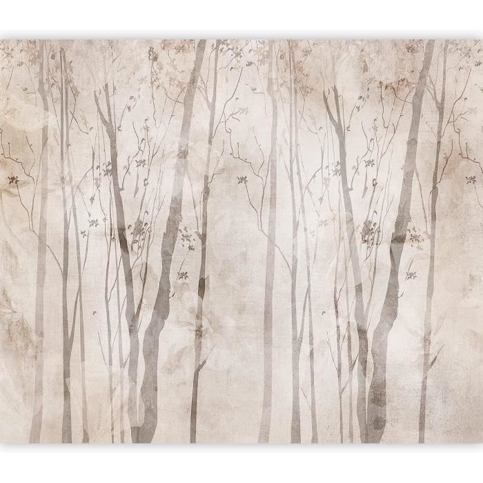 Autocollant Mural Forêt Arbres - Papier Peint Vinyle Adhésif Pour Salon Chambre