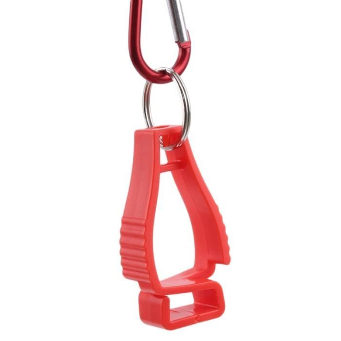 La couleur rouge Pince à Gants de Travail multifonctionnelle, crochet de  fixation, accessoires pour le Travai - Cdiscount Sport
