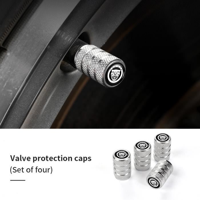 Bouchons De Valve En Aluminium Pour Pneus - Compatibles DAF XF XG, étanches Et Anti-poussière, Pack Noir