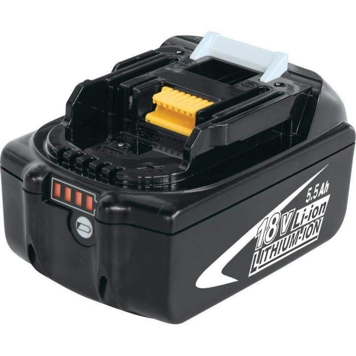 BL1860B 5.5Ah Batterie Remplacement pour Batterie Makita 18V BL1860 BL1850B BL1850 BL1840 BL1830B BL1845 194205-3 194309-1 194204-5 