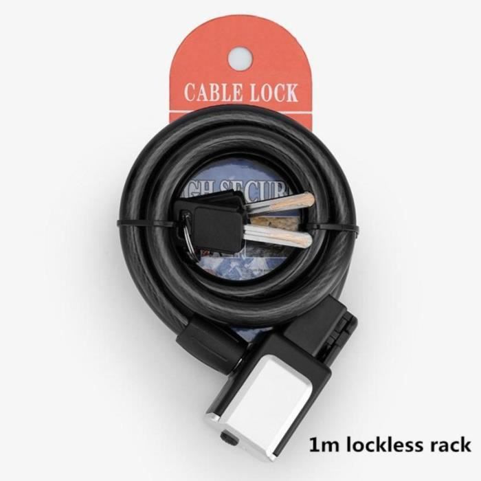Antivol Câble Acier 10mm 1m Cadenas De Vélo Avec Serrure à Combinaison Et Support | Cadenas De Cadenas Vélo Antivol Antivol Câble Acier 10mm 1m Cadenas De Vélo Avec Serrure à Combinaison Et Support | Cadenas De Cadenas Vélo Antivol