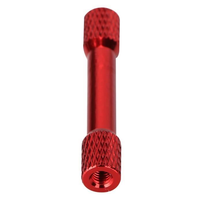 10 Entretoises Aluminium Hexagonales M3x35mm Rouges Pour FPV Quadcopter Drone