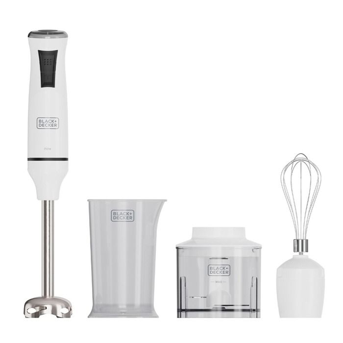 Pied mixeur Black & Decker BXHBA750E 750W ACCESSOIRISÉ