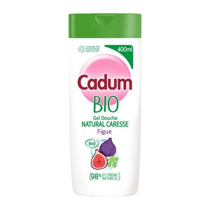 Gel douche Cadum Bio Natural Caresse Figue 400ml Cdiscount Au quotidien
