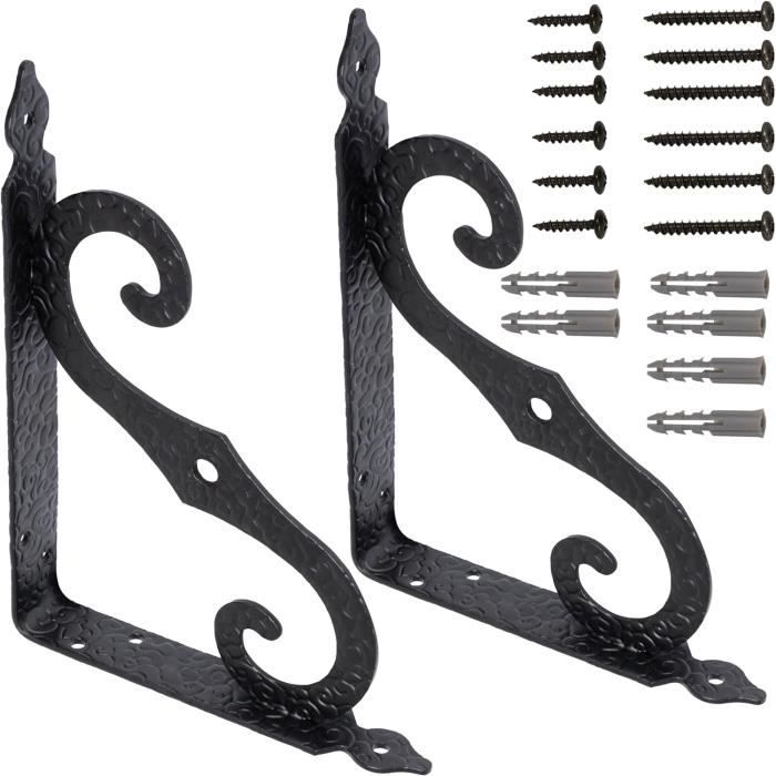 Supports d'angle en L réglables avec double fente, 10