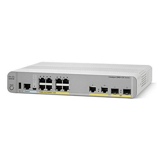 Cisco 2960 CX Géré L2L3 Gigabit Ethernet 101001000 Connexion Ethernet supportant 'alimentation via ce port PoE Neuf - vue 3